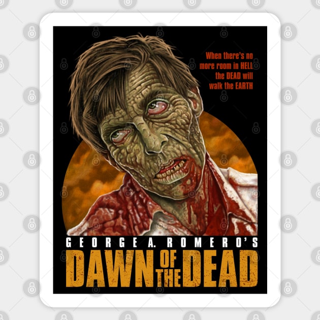 Dawn Of The Dead Sticker by PeligroGraphics